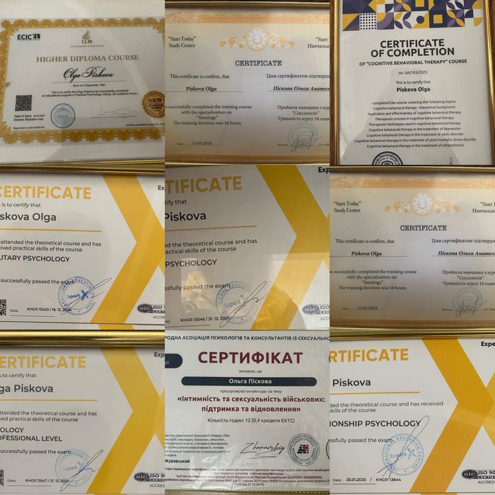 Сексолог. Психолог. Гештальт терапевт. Кризисный психолог. ПТСР.КПТ