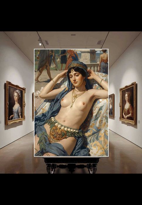 Obraz na płótnie - Ornamentyka i architektura - wielkość 75cm x 108cm