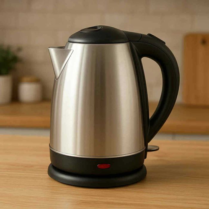 Nowy czajnik elektryczny srebrny 1,2 l 1500 W hit cenowy