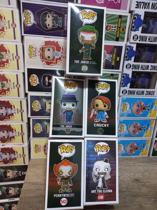 Figuras de terror e outras joker