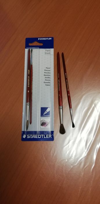 Conjunto 4 pincéis escolares, Staedltler, novos