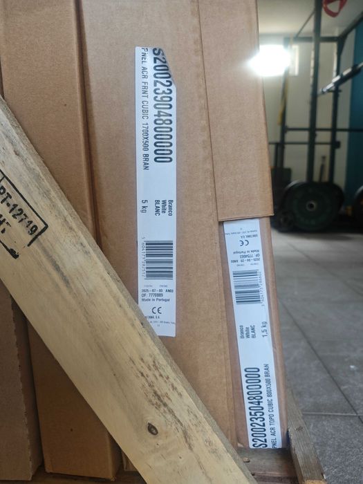 Banheira branca 170x80 completa! NOVA - EMBALADA