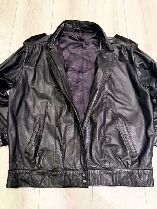 Kurtka skórzana vintage Renifer