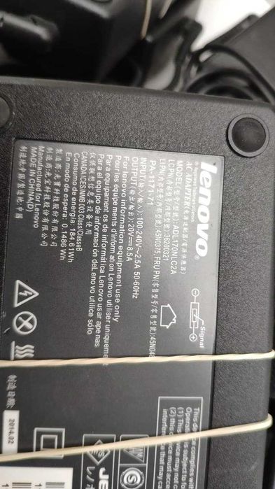 Lenovo 20v 8.5A 170 w USB pin Square  блок живлення для ноутбука