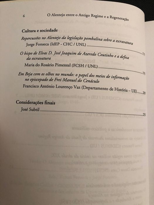 Hospital de Todos os Santos/ Alentejo entre o Antigo Regime e a Regeneração