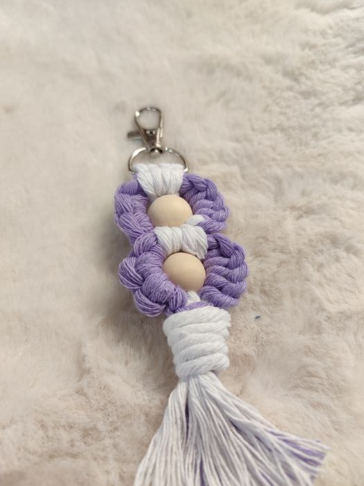 Porta chaves macramé
