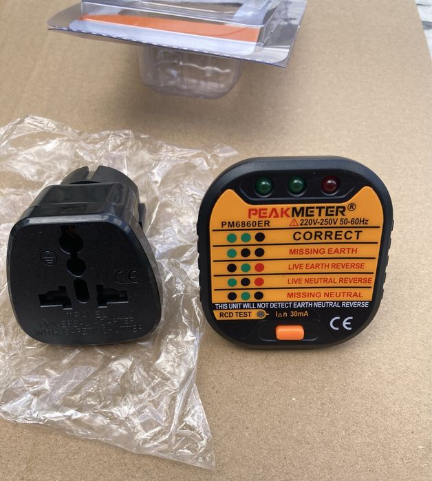 Tester gniazdek PeakMeter PM6860ER