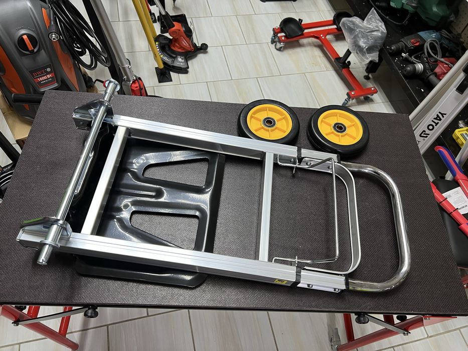 Усиленная грузовая тележка до 90 кг Алюминиевая рама VOREL Польша