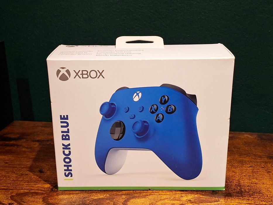 Kontroler Microsoft Xbox Shock Blue nowy