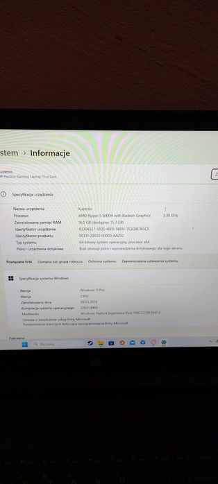 Hp Pavilion Gaming laptop 15 ,