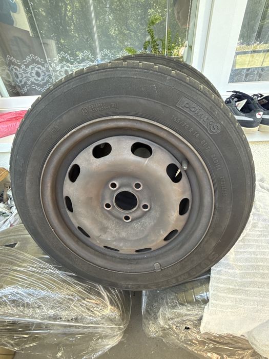 Koła 2szt.  VW polo IV/golfIV 165/70R14 pięcio srubowe