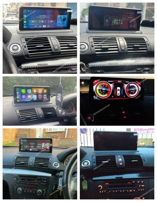 Rádio Android BMW Série 1 E87 CIC 6/128GB 8-Core 4G CarPlay Android Auto (NOVO)