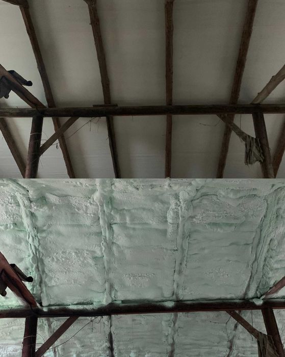 Утеплення Пінополіуретаном, Піною(Ппу) мансарди,каркасні будинки,дахи