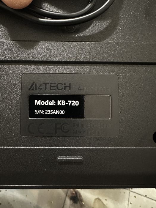 Клавиатура A4TECH AL A4TE Model: KB-720