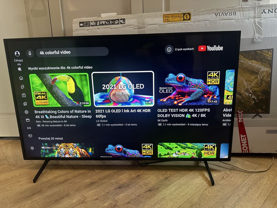 Android TV / Sony 55 Cali / 4K UHD / Youtube / Netflix /