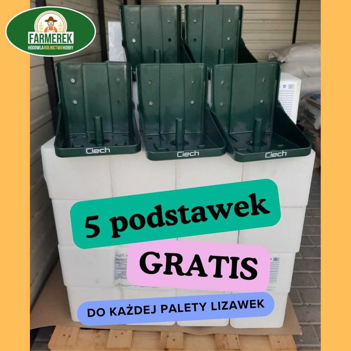 Lizawka solna biała 10 kg dla zwierząt kostka sól 96 szt paleta