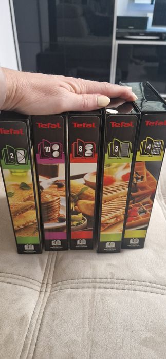 Zestaw płyt Tefal nr.2, 10,8,3,4 Snack Collection wkłady Tefal Gofry Tosty Pancake