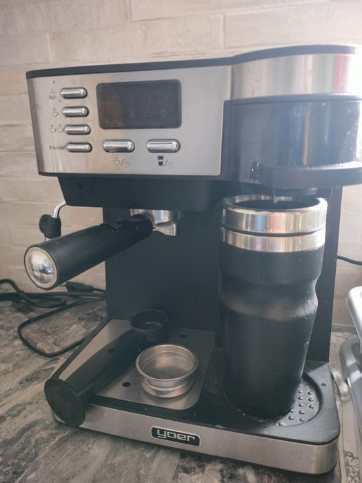 Ekspres do kawy ciśnieniowo przelewowy yoer