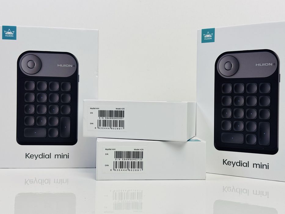 Нова Міні клавіатура Huion Keydial Mini (К20) 18 клавіш із контролером