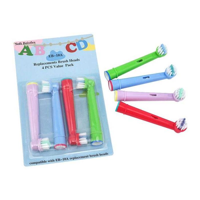 Детские насадки для электрической зубной щетки Oral-B Браун