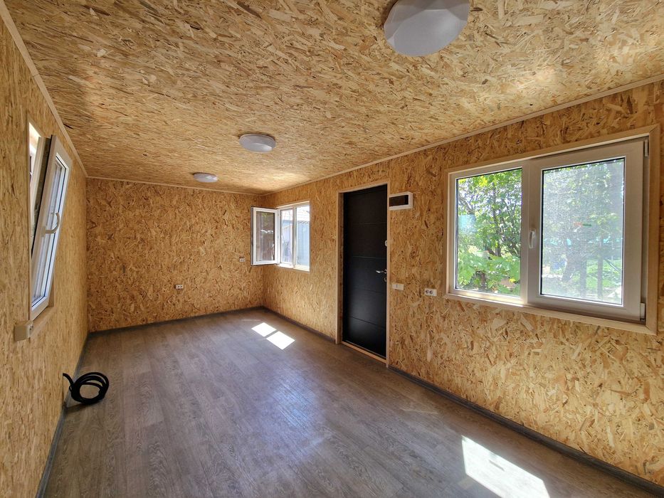 Доступный Модульный домик 3×6 • Бюджетный домик для дачи