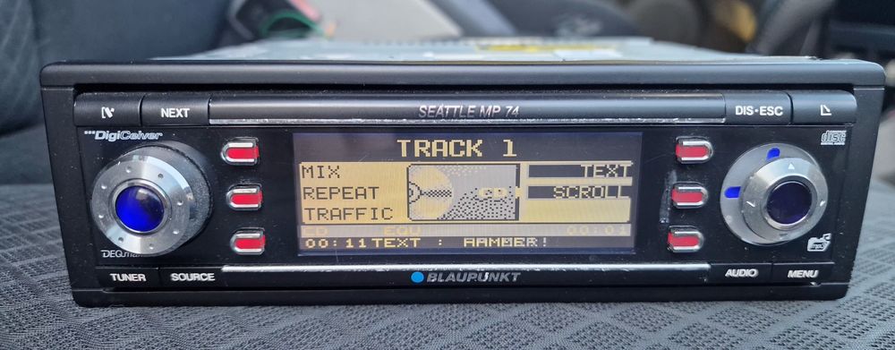 Radioodtwarzacz blaupunkt seattle mp 74
