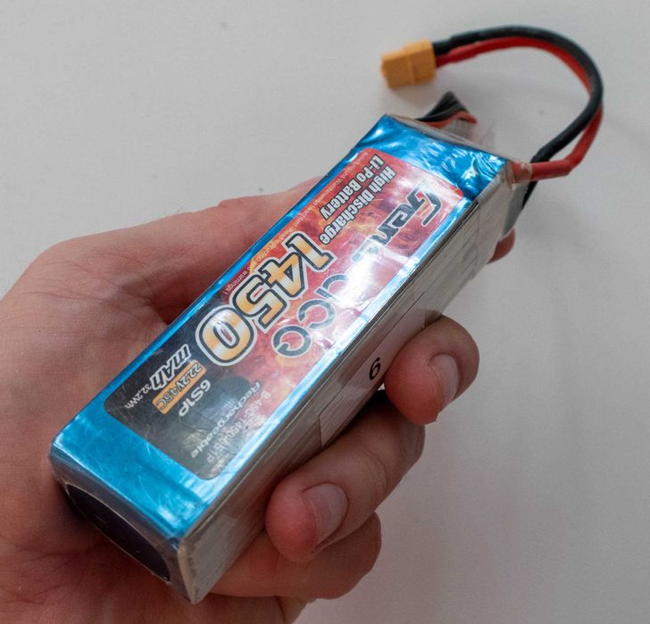 Pakiet lipo GENS 1450 mAh 6S 22.2V 45C