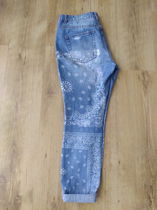 Джинси "FB Sister Denim" з принтом.