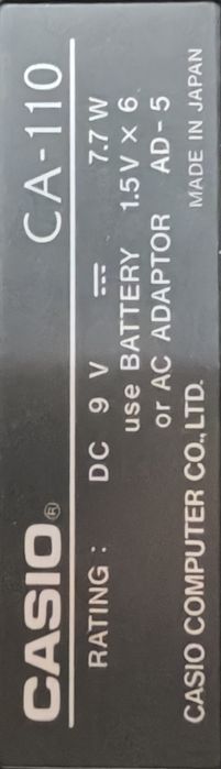 Piano da casio CA-110
