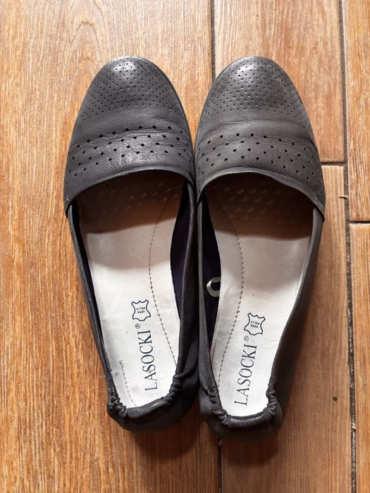 Buty 38 - półbuty z lasockiego na lato