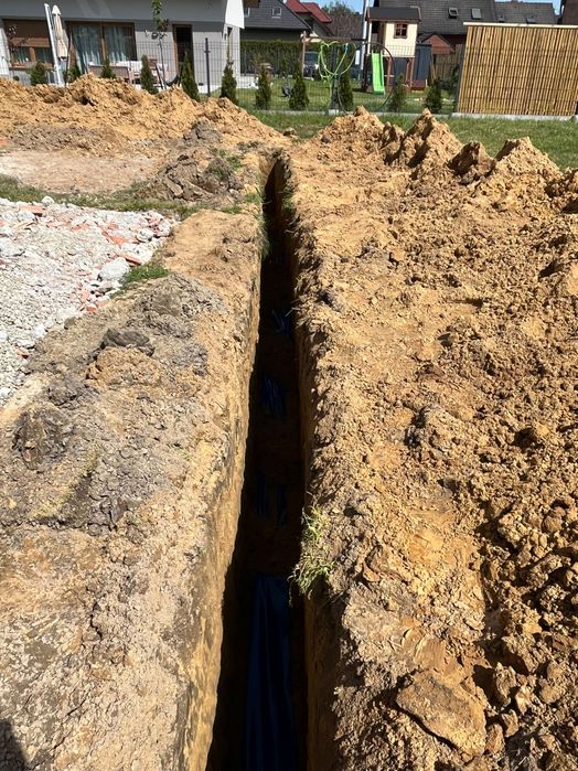 Usługi wyburzenia, przyłącza WOD-KAN