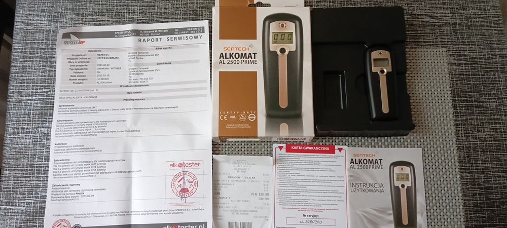 Alkomat Sentech AL 2500 PRIME