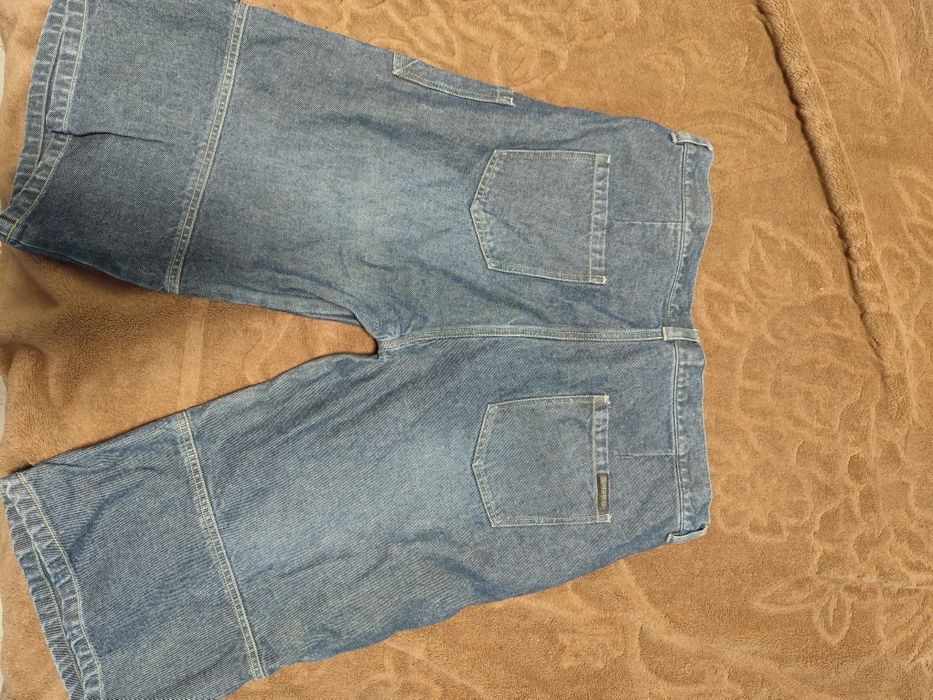 Jeansy cargo Reserved wide leg, niebieskie, stan bardzo dobry, rozmiar
