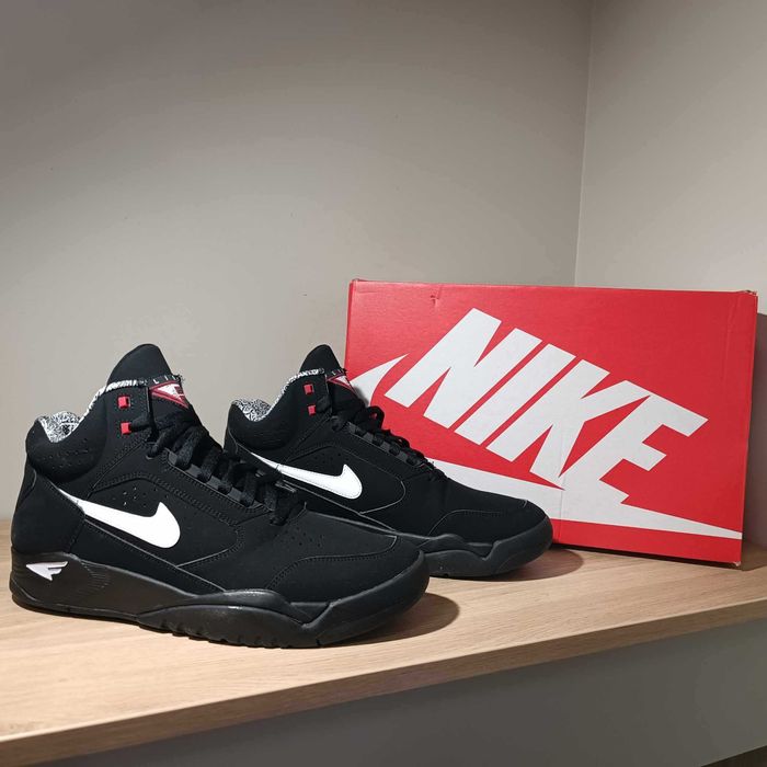 Nike Air Flight Lite Mid r. 45 (29 cm) Black/White-Varsity Red