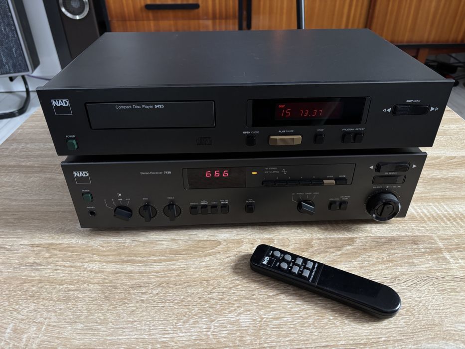 NAD 7130+CD5425 z pilotem
