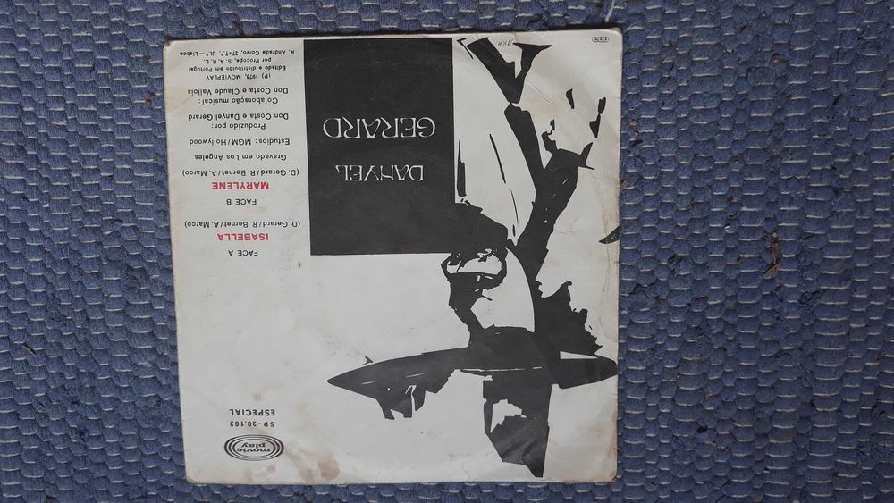 Daniel Gerard - Isabella - single vinil - portes incluídos