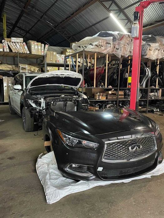 Полное восстановление infiniti qx q серии и Nissan ремонт покраска