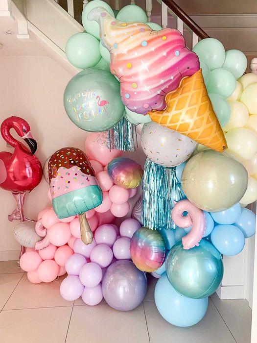 ŚCIANKA BALONOWA na Roczek / Urodziny / Chrzest / Komunię /Baby Shower