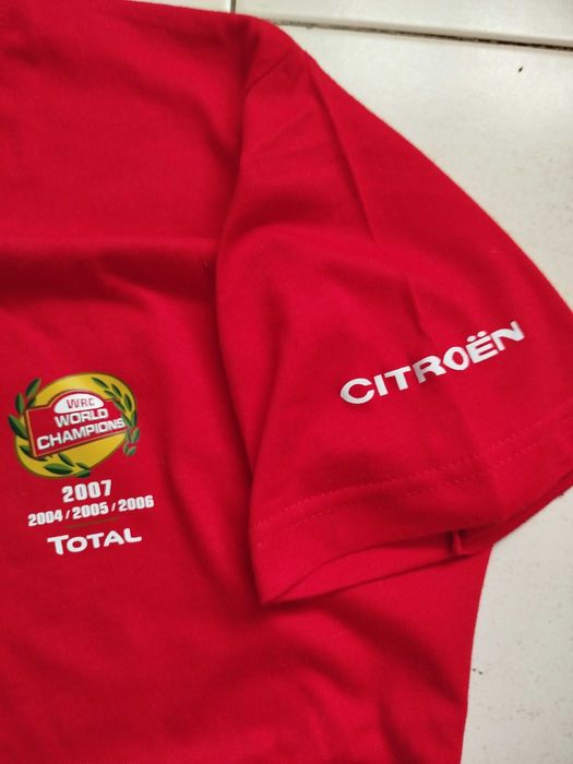 T-shirt , citroen, total merchandising rally de Portugal 2007