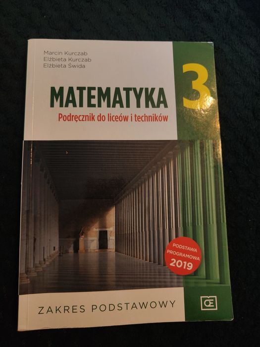 Matematyka klasa 3 zakres podstawowy.