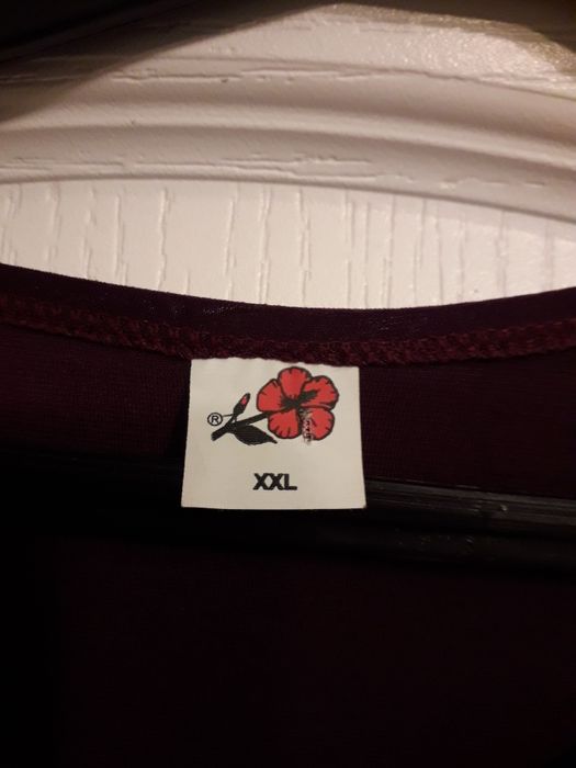 Bluzka damska top krotki rekaw xxl elegancka