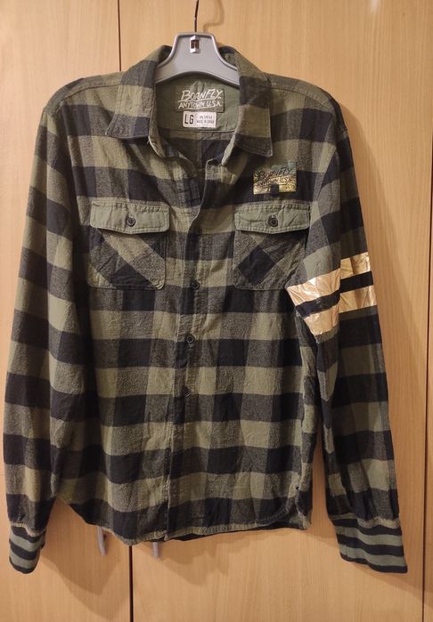 Koszula w kratę Born Fly damska rozmiar L