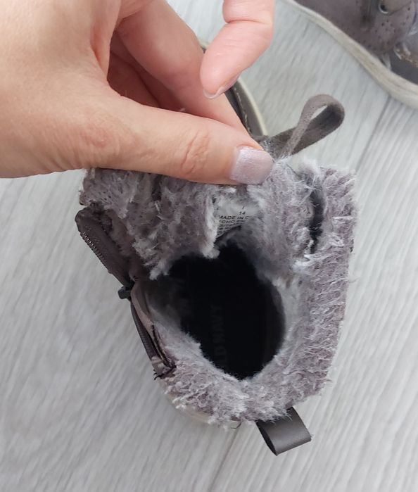 Хайтопи,черевики на хутрі для хлопчика р.23-24, устілка 14,5 см