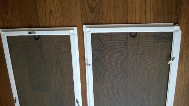 Moskitiera okienna, przeciw owadom na okno, kolor biały ramkowa