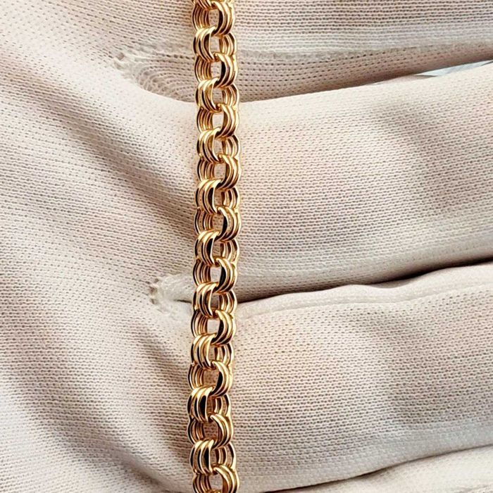 ‼ Золотой браслет 4,23 гр 20 см Золотий браслет Золото 585 проба