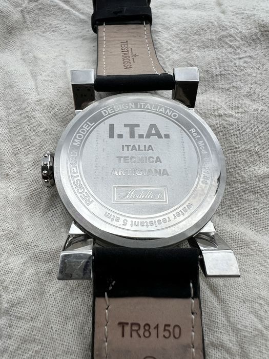 Włoski Unikat! Automatyczny zegarek I.T.A. N. Zero 45mm (+ 2 paski)