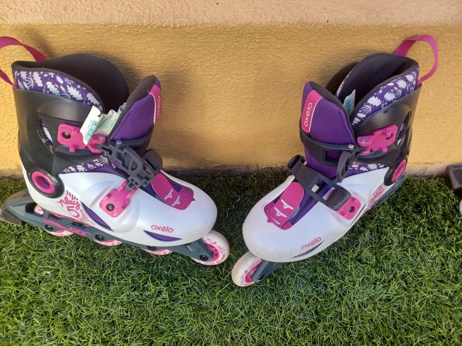 Patins em linha de criança Play 5 - Decathlon - tamanho 32/34