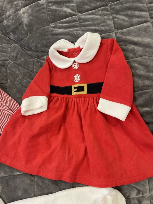 Новорічний чоловічок сукня боді Next C&A M&S Carters 68 74 нові