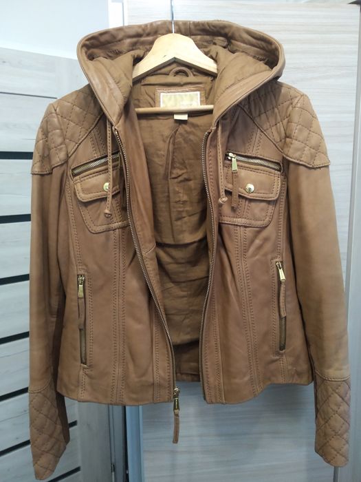 Kurtka damska - skórzana Michael Kors rozmiar L
