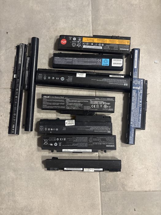 Baterie do laptopa 10 sztuk